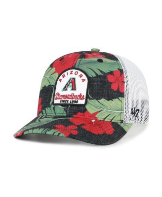 Men's Black Arizona Diamondbacks Tei Beachside Adjustable Trucker Hat