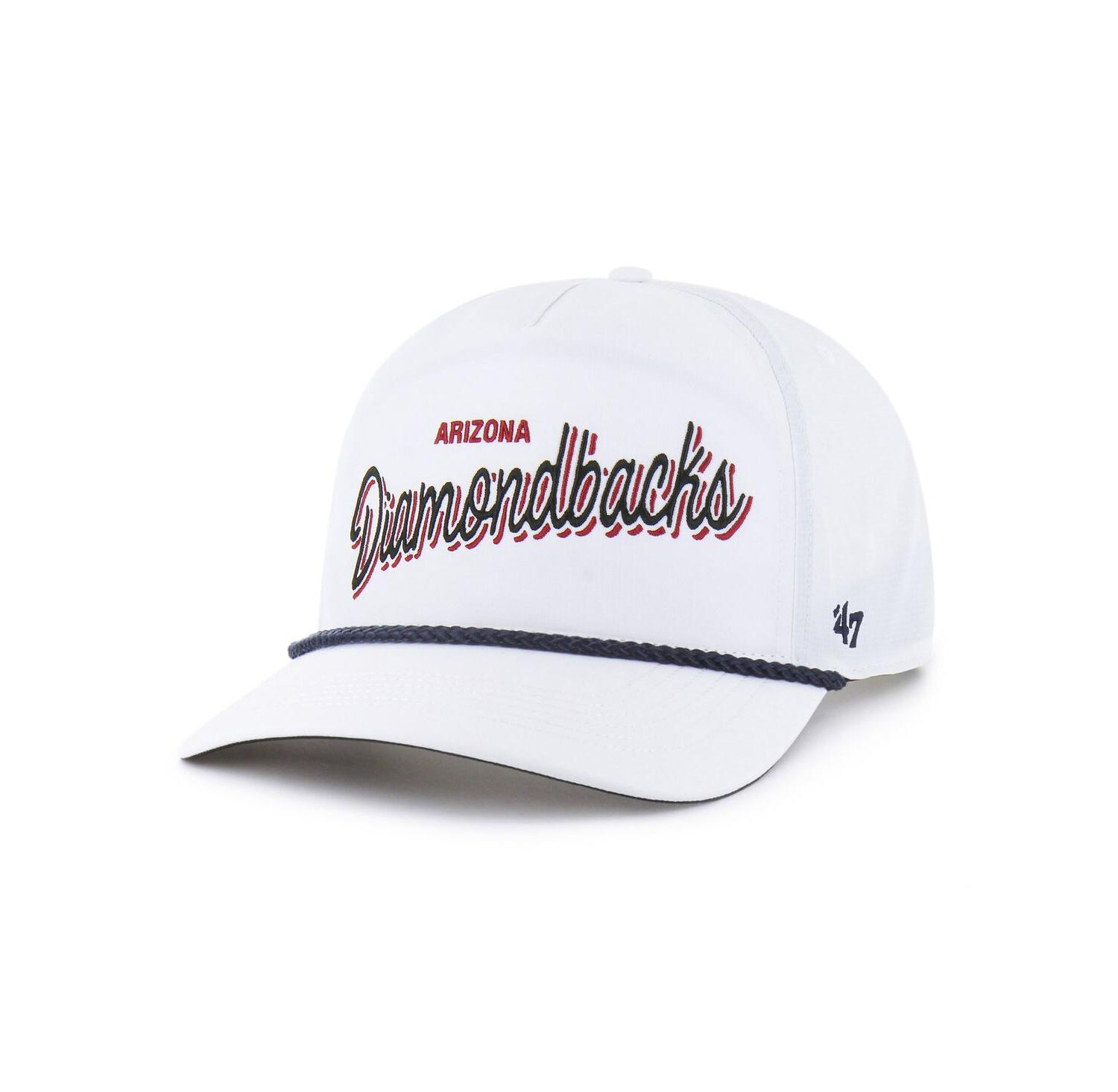 Men's White Arizona Diamondbacks Brrr Fairway Hitch Adjustable Hat
