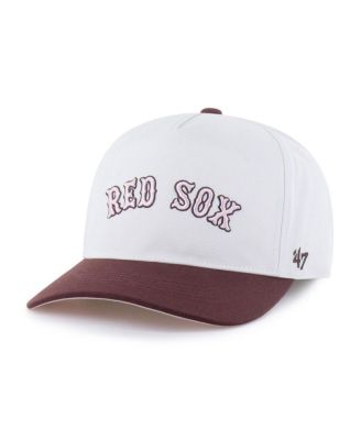 Men's and Women's Stone/Burgundy Boston Red Sox Love Letter Adjustable Hitch Hat