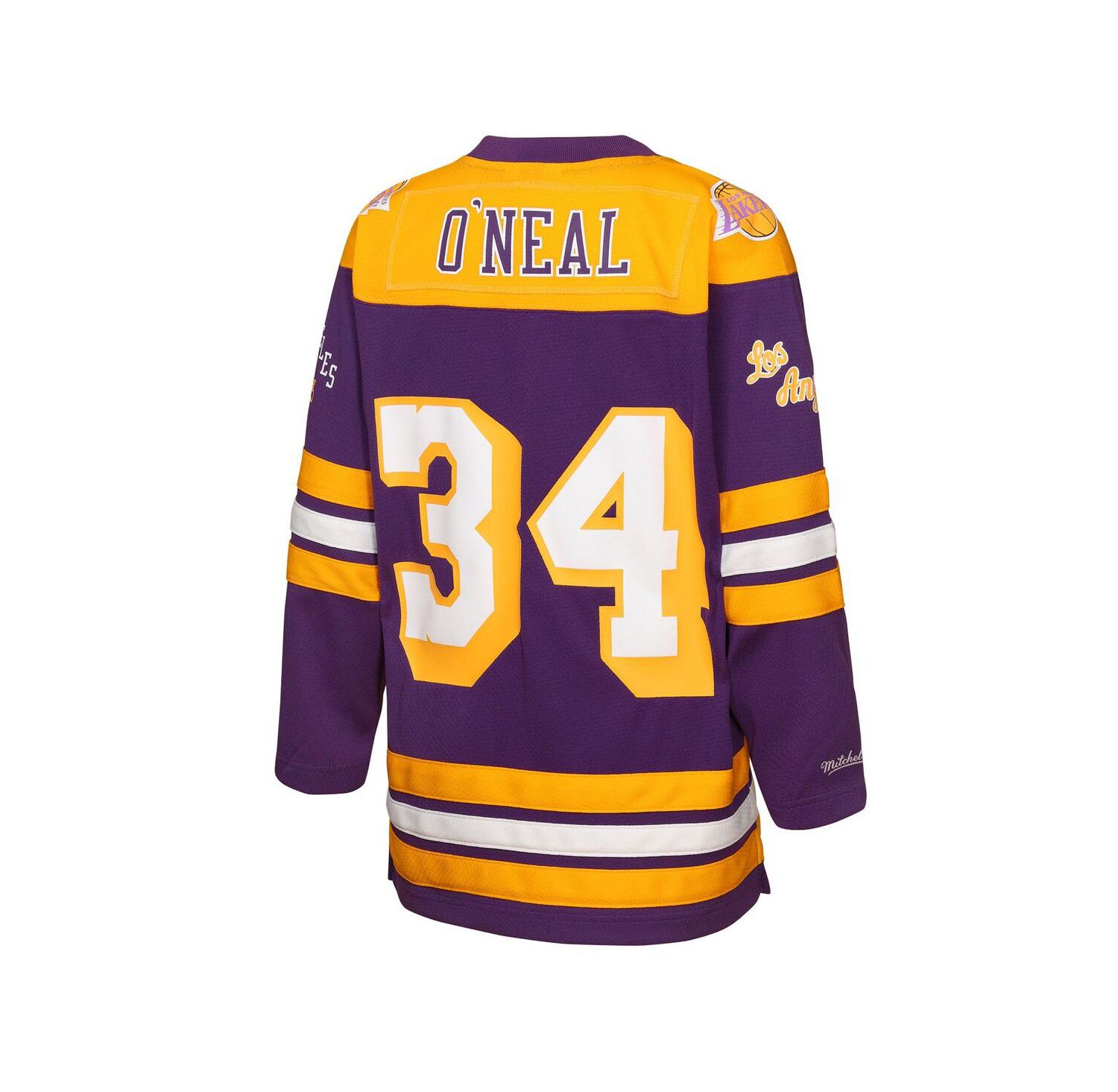 Big Boys and Girls Shaquille O'Neal Purple Los Angeles Lakers Maxxed Out 2.0 Fashion Hockey Jersey