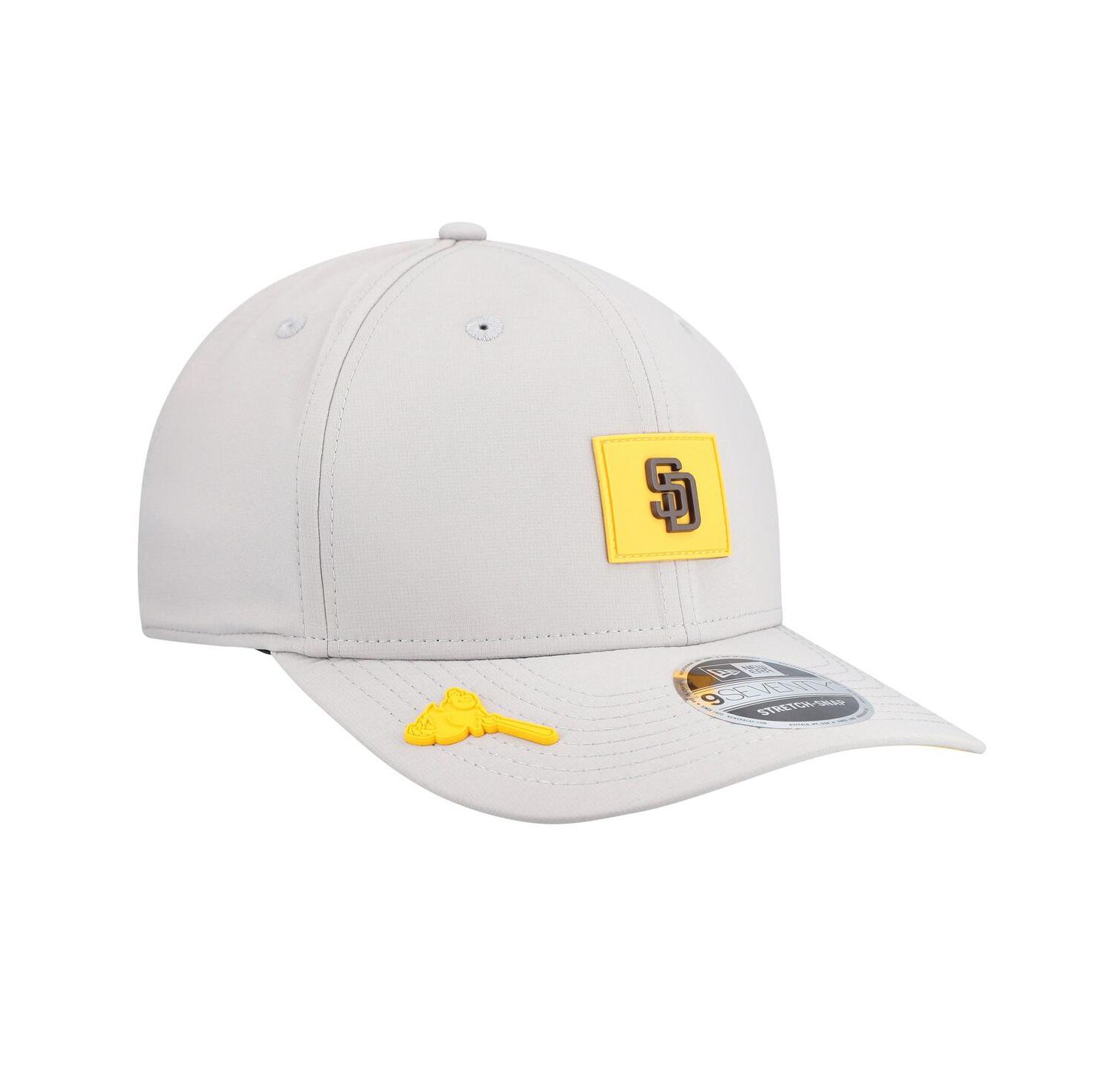 Men's Gray San Diego Padres 2026 Clubhouse 9SEVENTY Adjustable Hat