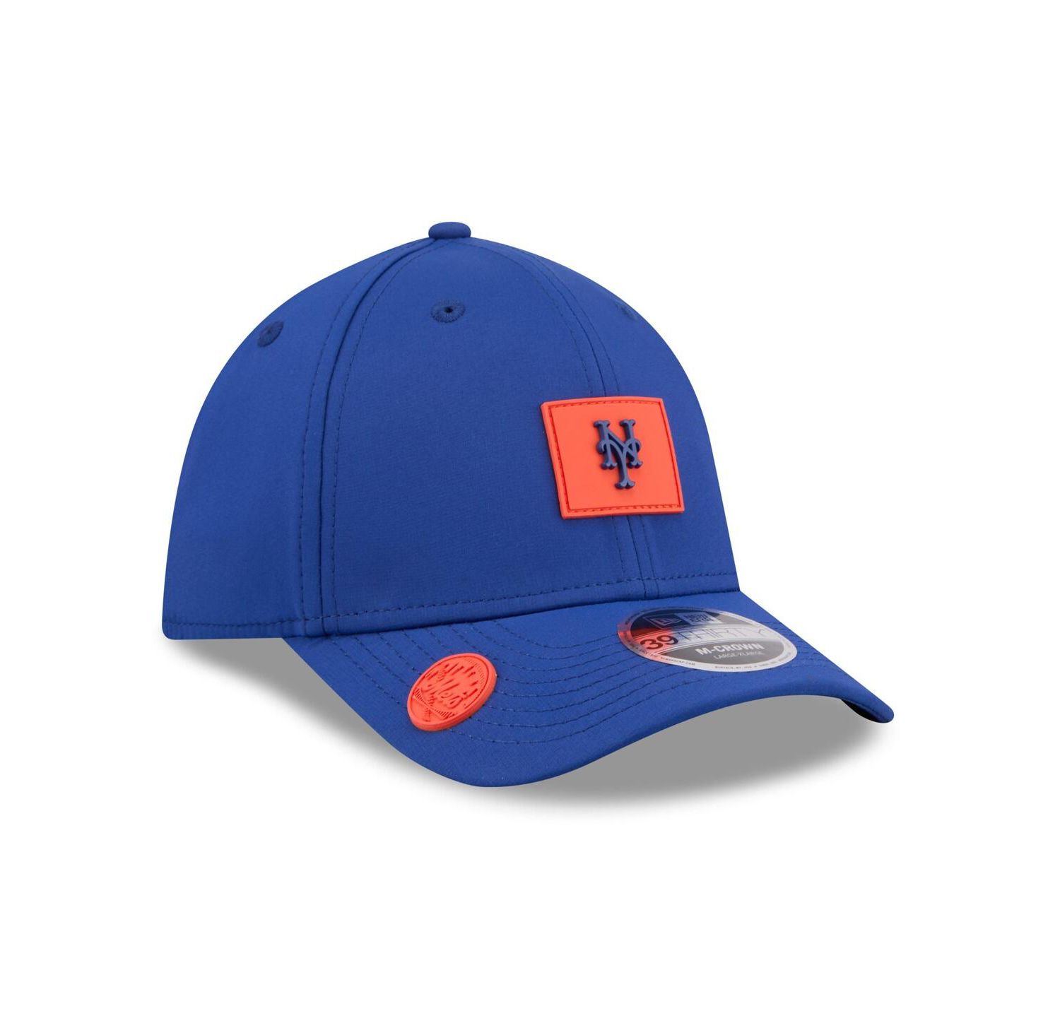 Men's Royal New York Mets 2026 Clubhouse M-Crown 39THIRTY Flex Hat