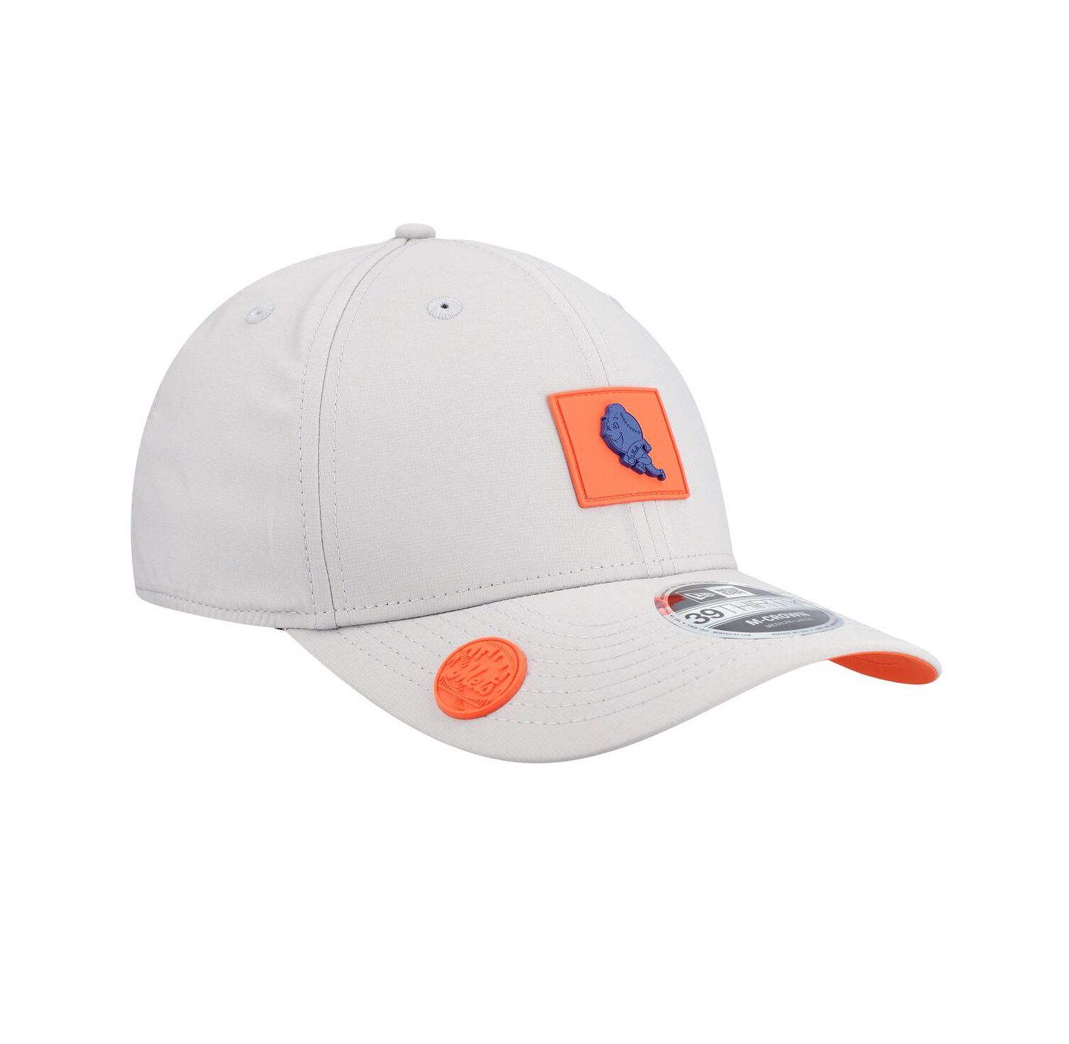 Men's Gray New York Mets 2026 Clubhouse Alternate 39THIRTY Flex Hat