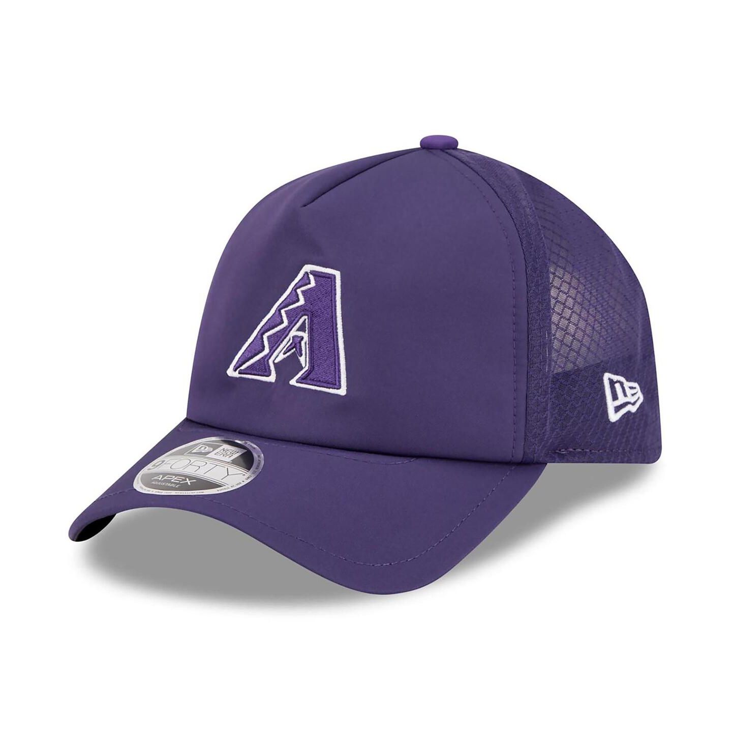 Мужская кепка New Era Purple Arizona Diamondbacks 2026 Batting Practice Alternate Apex 9FORTY Adjustable Hat — фото 1