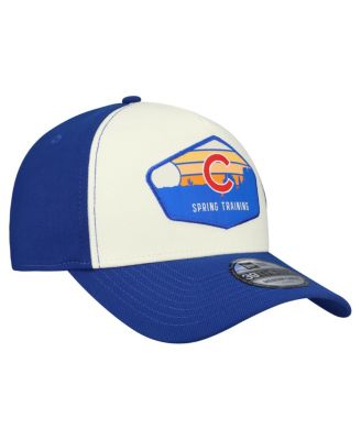 Men's Stone/Royal Chicago Cubs 2026 Spring Training Fan Pack Gradient 39THIRTY Flex Hat