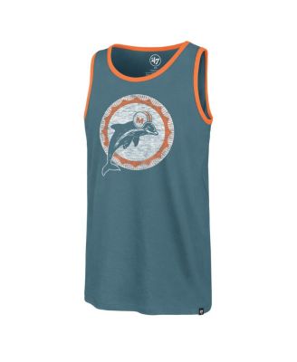 Men's Aqua Miami Dolphins Premier Franklin Tank Top