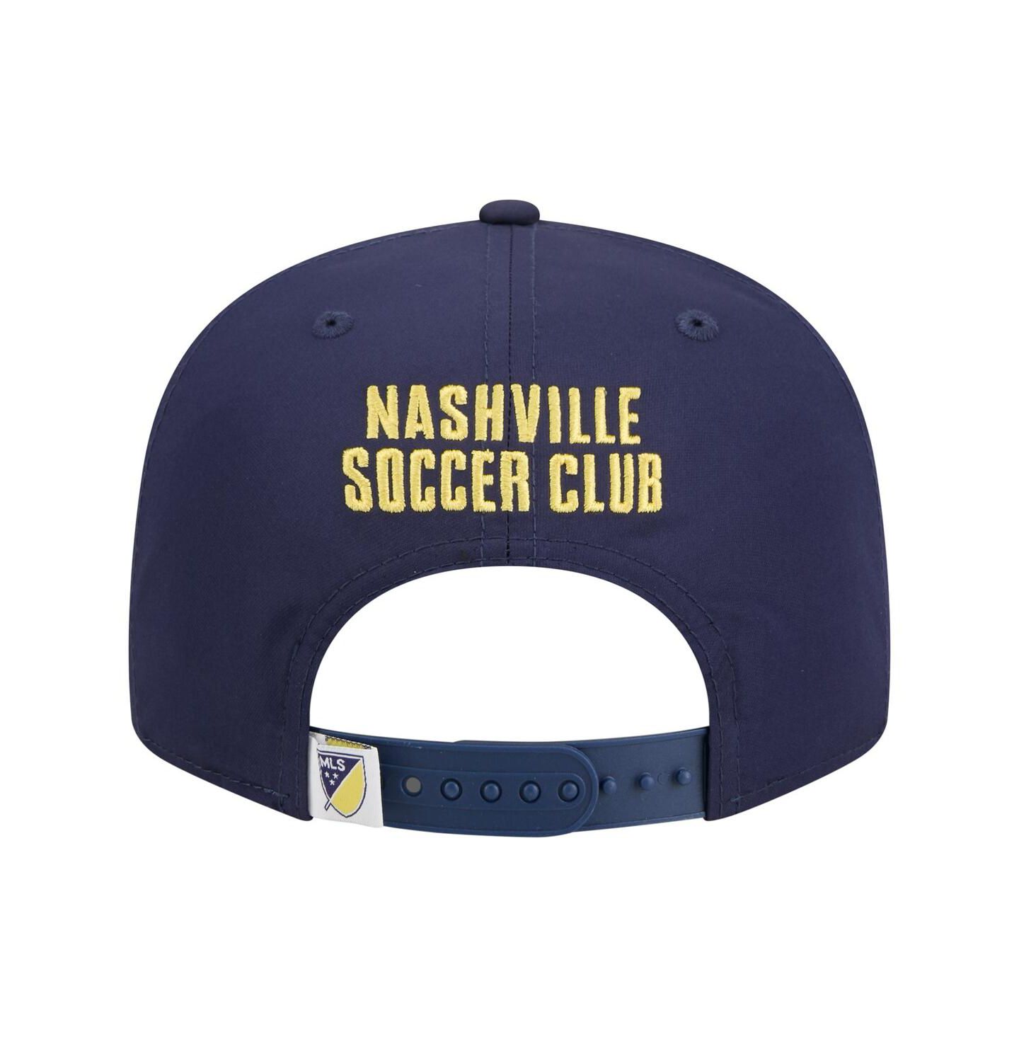 Мужские головные уборы New Era Navy Nashville SC 2026 Jersey Hook 9FIFTY Snapback Hat — фото 4
