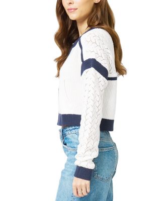 Women's Brooklyn Collarless Sweater Bomber