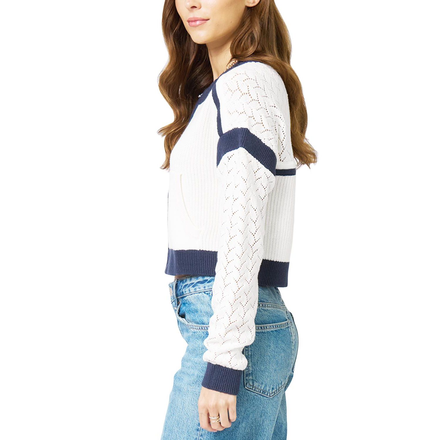 Women's Brooklyn Collarless Sweater Bomber