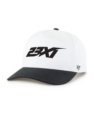 Men's White/Black 23XI Racing NASCAR Two-Tone Team Adjustable Hitch Hat