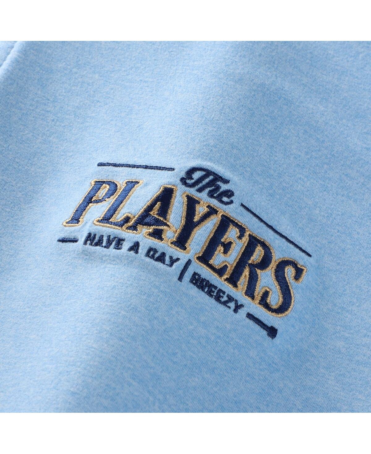 Breezy Golf Men's Light Blue The Players Flagship Quarter-Zip Pullover