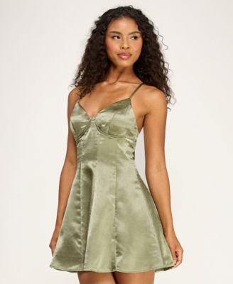 Women's Satin Mini Dresses | Macy's