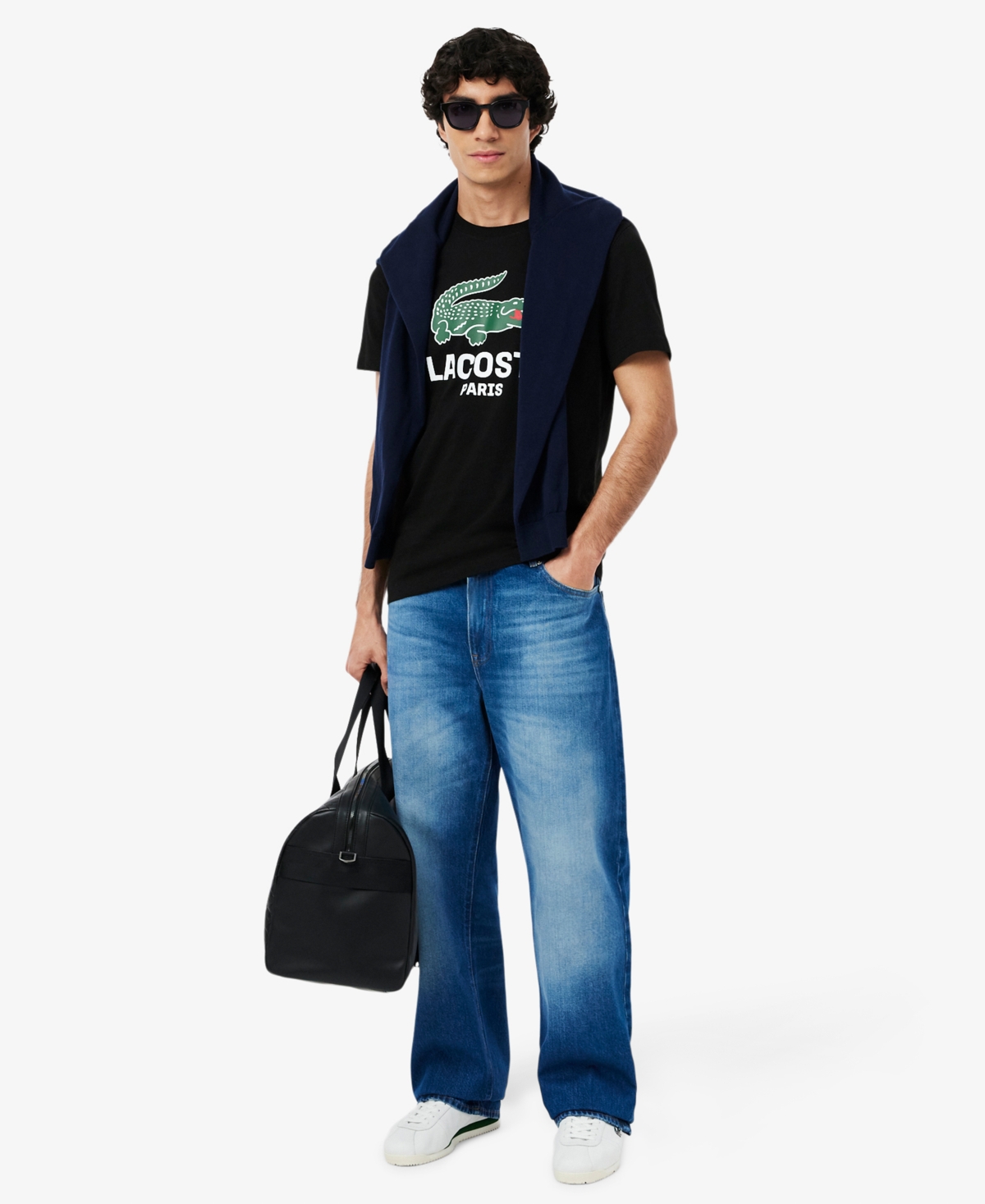 Lacoste Men's Crewneck Short-Sleeve Cotton T-Shirt