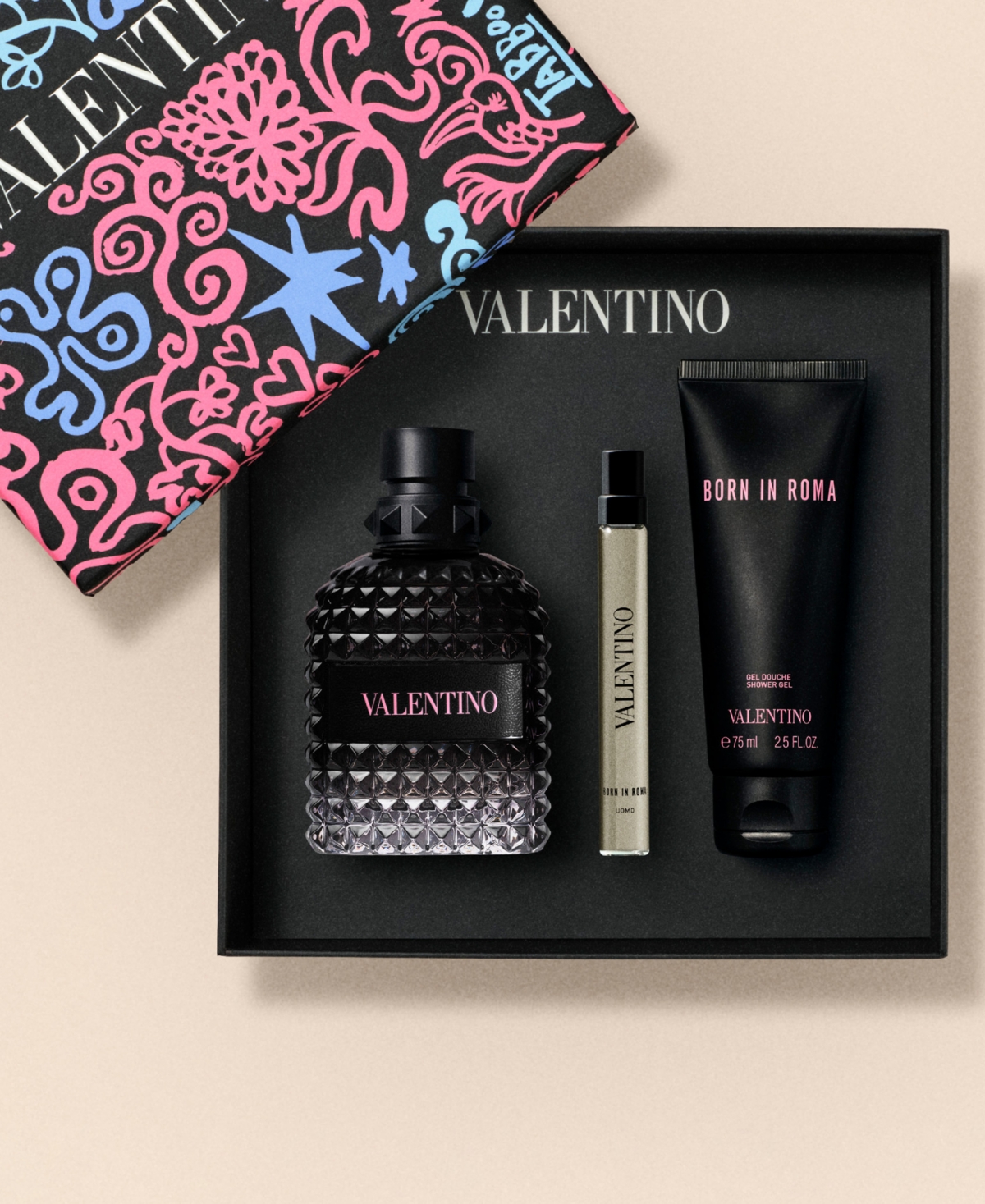 Valentino 3-Pc. Uomo Born In Roma Eau de Toilette Spray & Shower Gel Father's Day Fragrance Gift Set