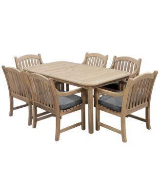 Bristol 7-Pc. Rectangle Dining Set (Dining Table and Dining Chairs)