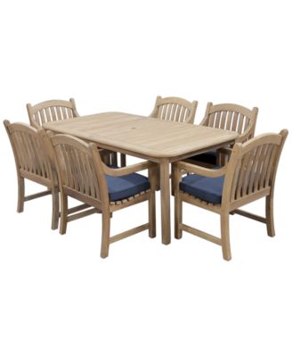 Bristol 7-Pc. Rectangle Dining Set (Dining Table and Dining Chairs)