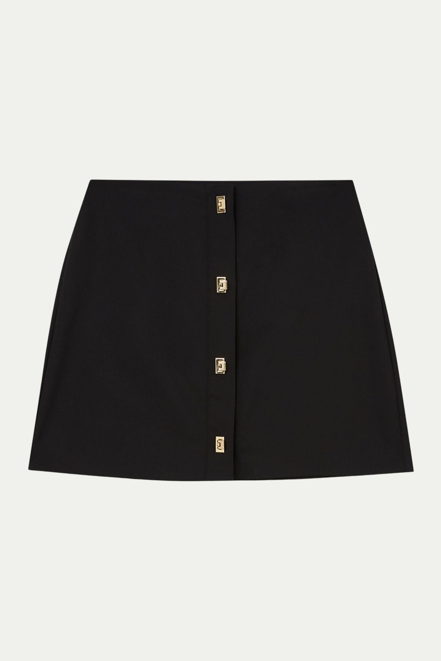 Women's Techno Cotton Gold Clasp Skirt
