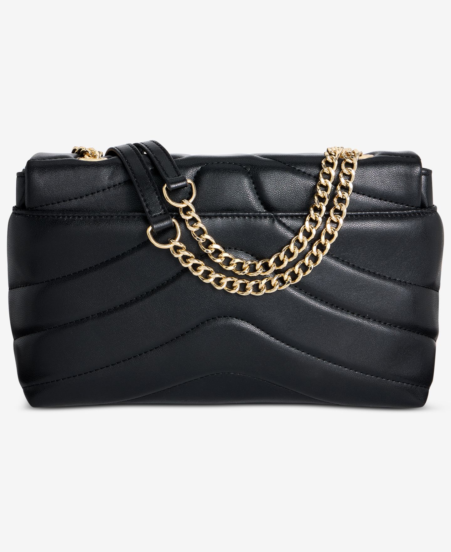 Женская сумка I.N.C. International Concepts Soft Ajae Wave Quilt Crossbody Handbag, цвет: Чёрный — фото 2