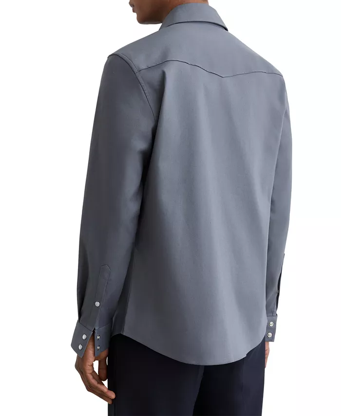 Men's Mcrae Cotton-Twill Twin-Pocket Stretch Overshirt - thumbnail 10