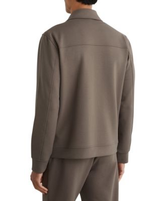 Men's Premium Interlock Zip-Through Overshirt