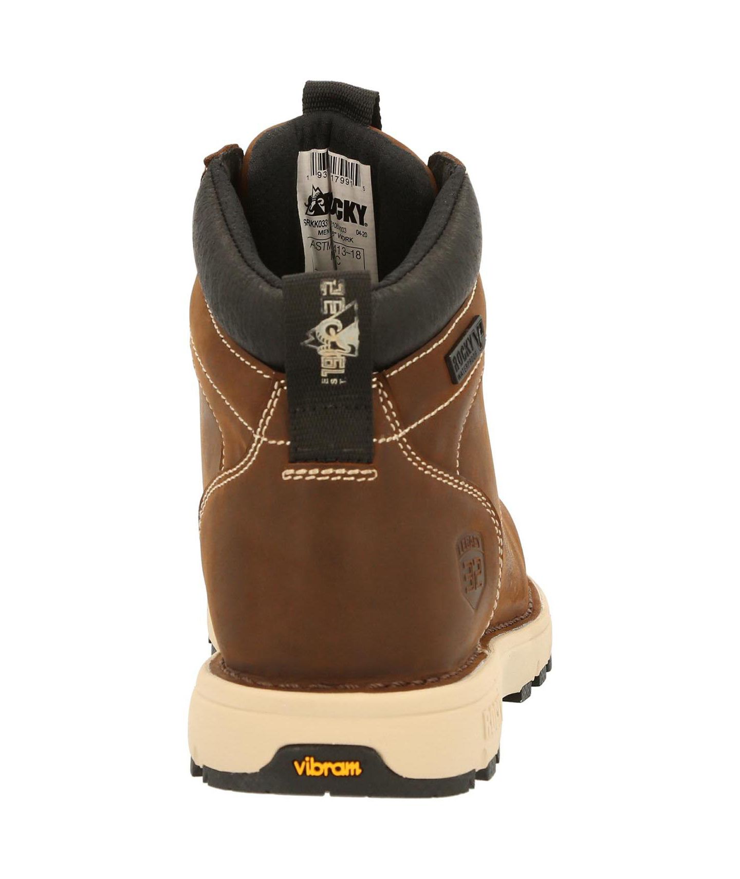 Мужские ботинки ROCKY Legacy 32 Composite Toe Waterproof Work Boot, цвет: Коричневый — фото 3