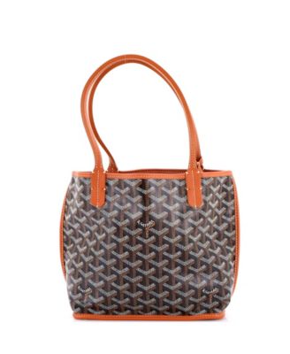 Mini Anjou Reversible Tote Coated Canvas