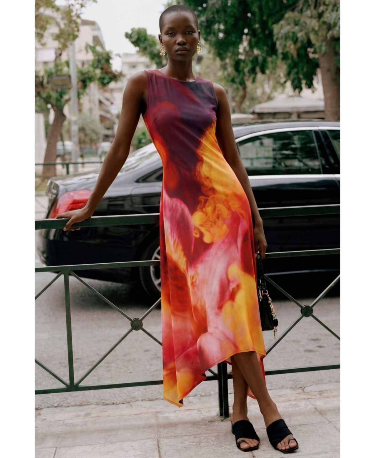 Desigual Women's Asymmetric sleeveless dress