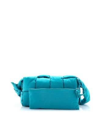 Padded Tech Cassette Crossbody Bag Intrecciato Nylon