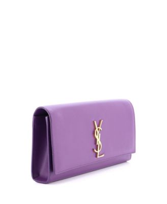 Long Classic Monogram Clutch Leather