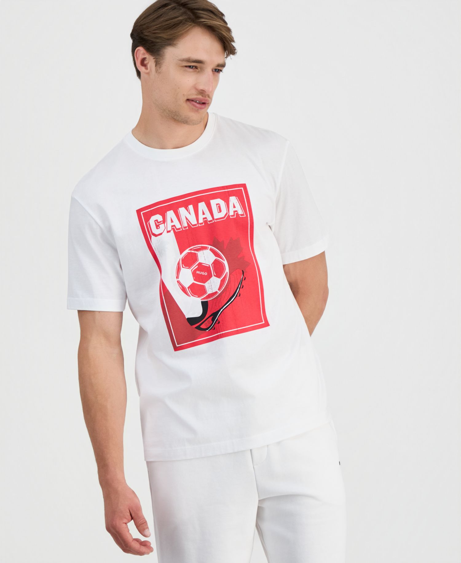 Men's Relaxed-Fit Canada Football T-Shirt