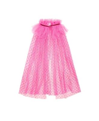 Girls Raspberry Rhinestone Cape