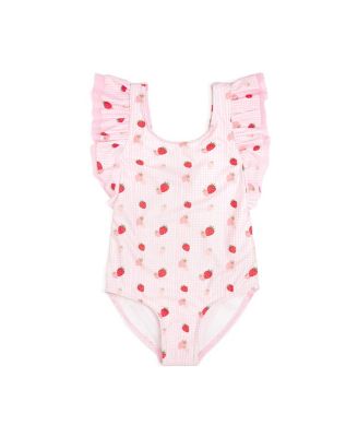 Little Girls Berry Cute Bathing Suit