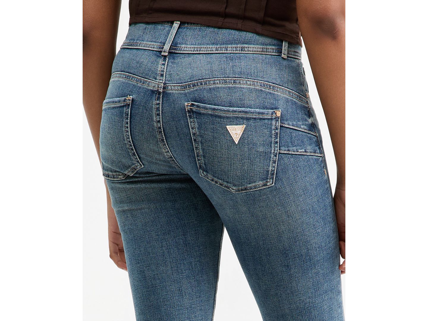 Женские джинсы GUESS Shape-Up Straight Leg, цвет: Dolce Vita — фото 3