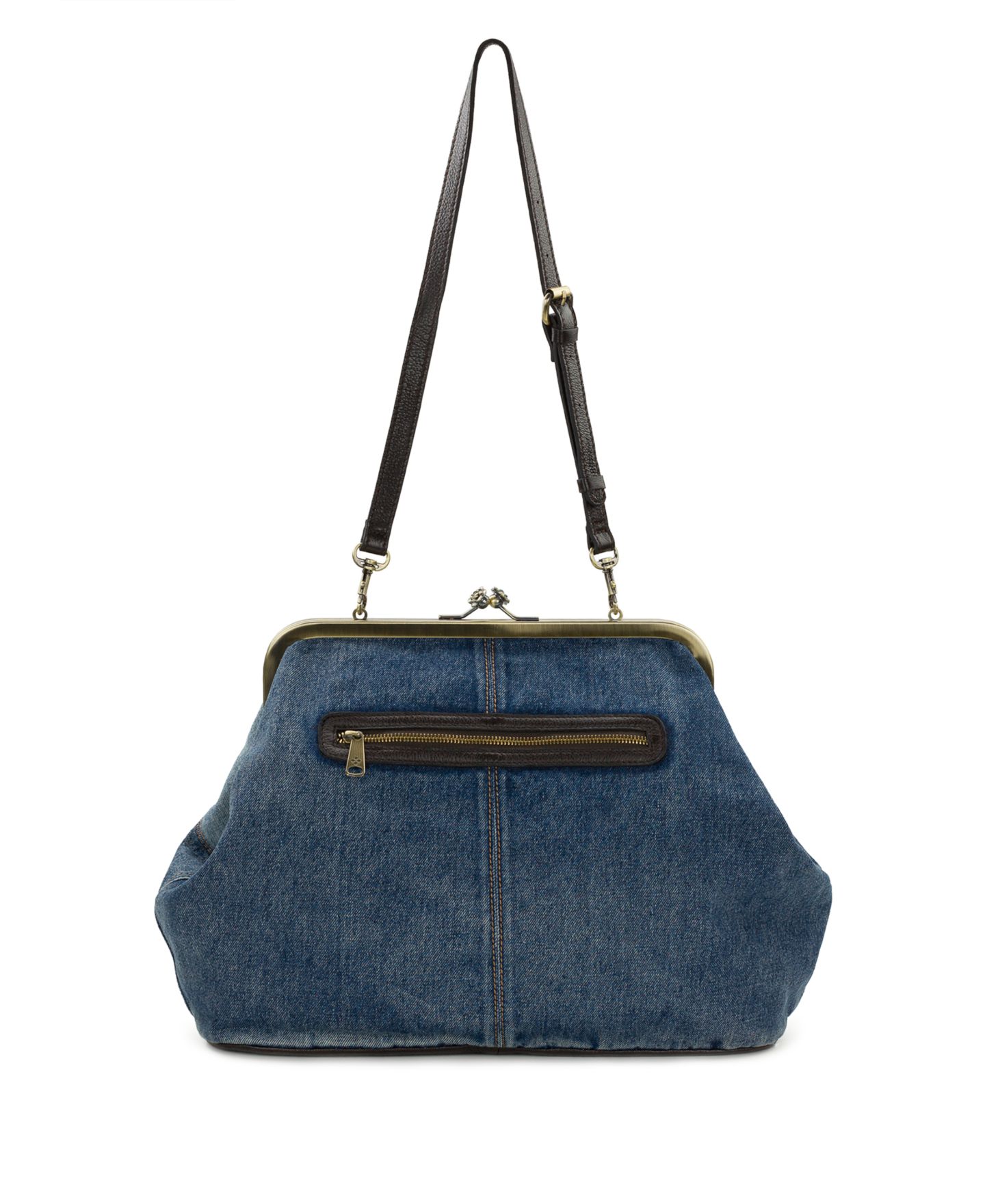 Женская сумка Patricia Nash Serafina Extra-Large Denim Frame Shoulder Handbag, цвет: Джинсовый — фото 2