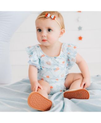 Little Girls Patriotic Trellis Bathing Suit
