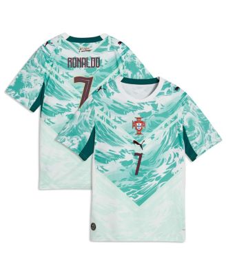 Big Boys and Girls Cristiano Ronaldo White Portugal National Team 2026 Away Replica Jersey
