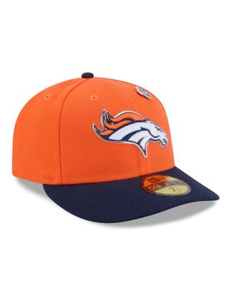 Men's Orange/Navy Denver Broncos 2026 NFL Draft Pre-Curved 59FIFTY Fitted Hat