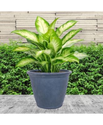 Indoor/Outdoor Patio, Garden, or Porch Weather-Resistant Double-Walled Anjelica Flower Pot Planter - 24"