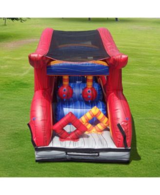 Shadow Obstacle Course Bounce House Inflatable for Kids and Adults with Blower, Commercial Grade, Pop Ups, Outdoor Indoor, Rental Quality (Piece 6)