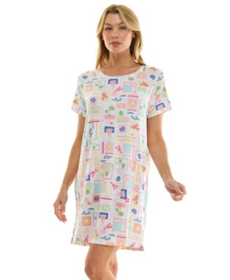 Women's Short-Sleeve Sleep Shirt