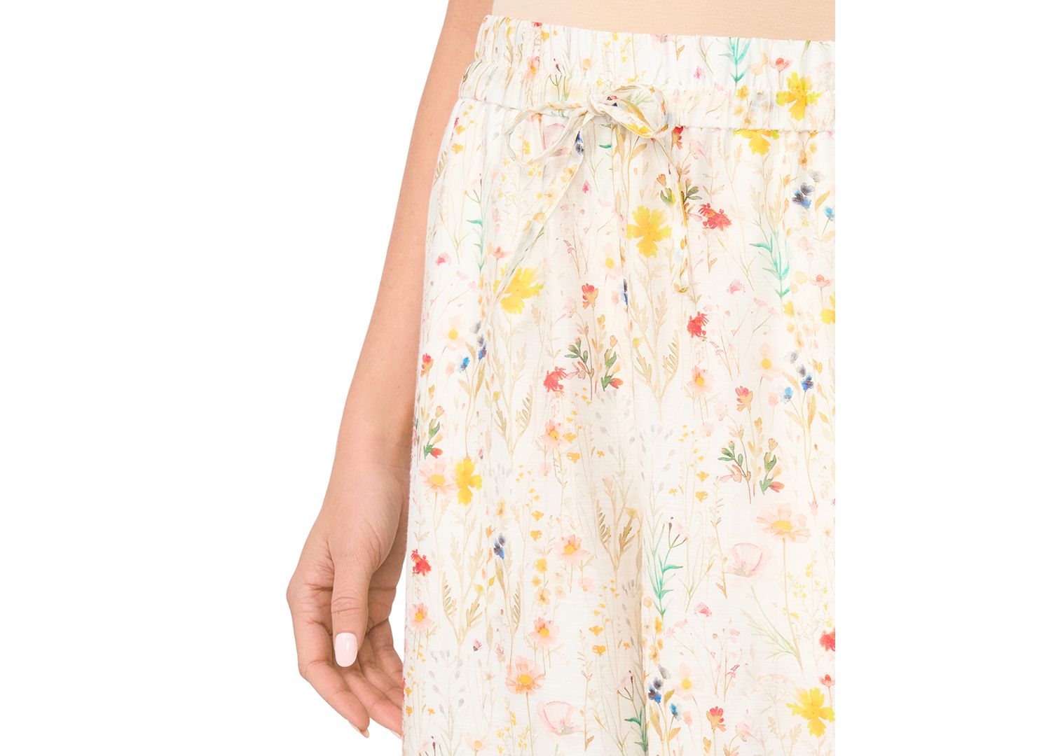 Women's Mid-Rise Wide-Leg Pull-On Pants