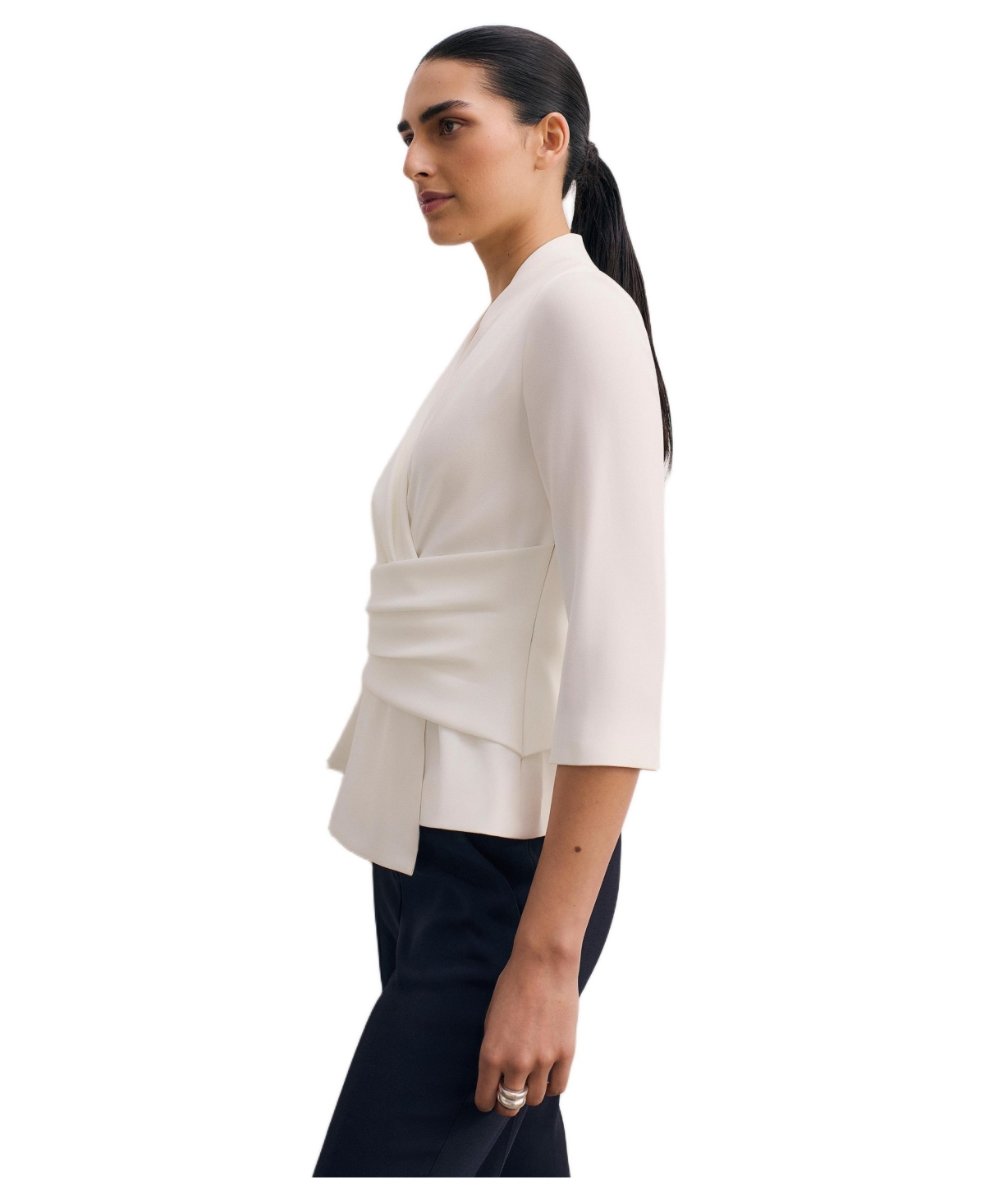 The Fold Women's Belleville Clever Crepe Top