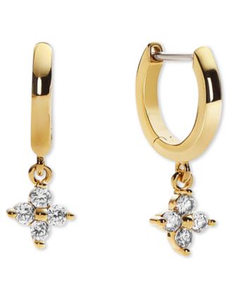 Angela Gold-Plated Huggie Hoop Earrings
