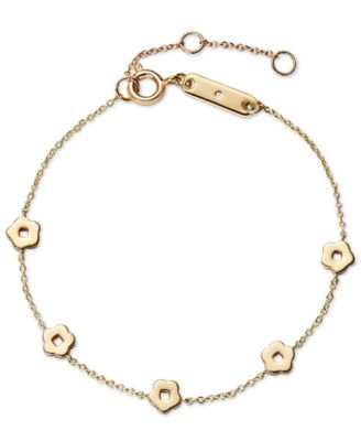 Rowena Gold-Plated Flower Bracelet