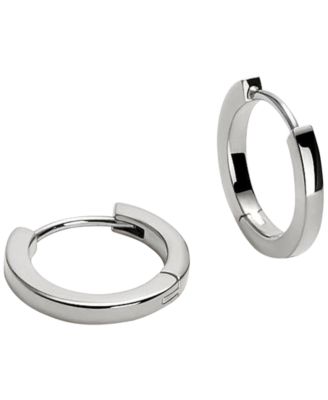 Ana Luisa Silver Huggie Hoop Earrings - Silver 45$