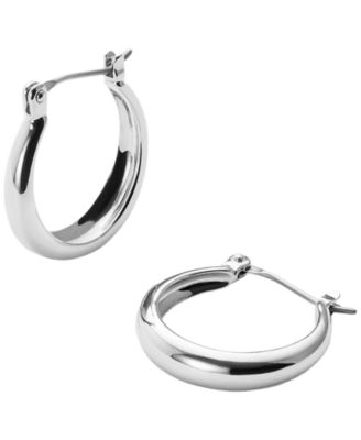 Venus Silver Endless Hoop Earrings
