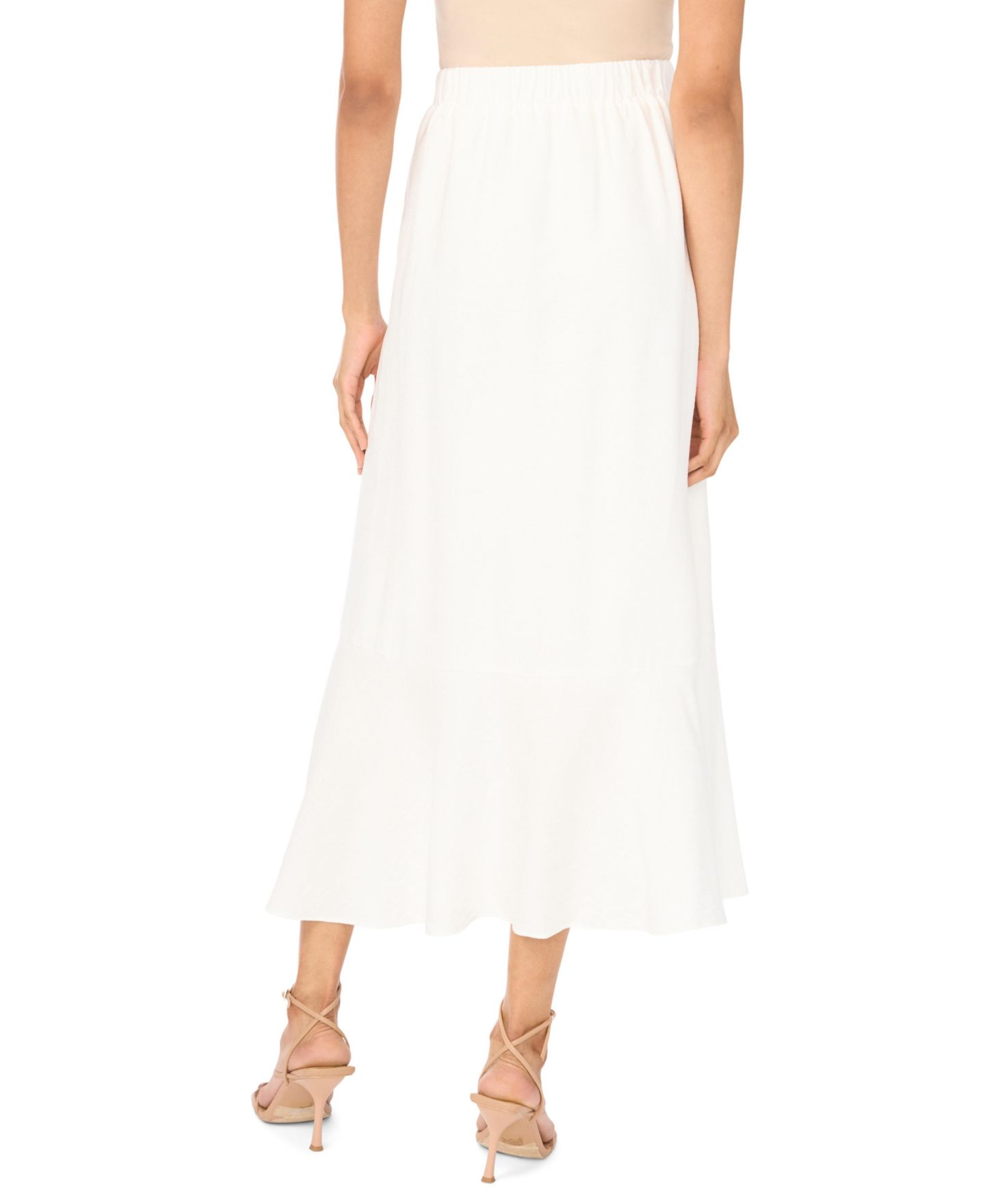 Женская юбка Vince Camuto Pull-On Wrap, цвет: Слоновая кость — фото 4