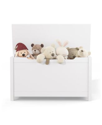 Kids Toy Chest, Wooden Toy Box Storage Organizer, Bench with Safety Hinged Lid  for Playroom, Nursery