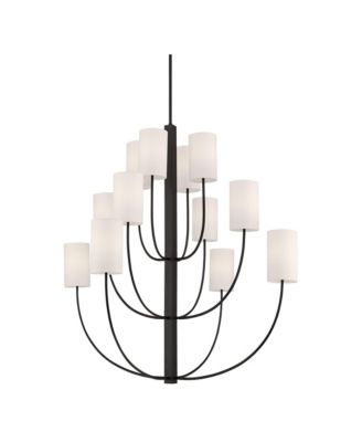  Maxine  Wide Matte  12 Light Large Chandelier