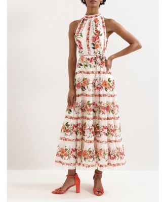 Women's Nita Halter Neck Floral Dress